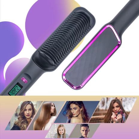 SmoothGlide Hair Straightening Comb