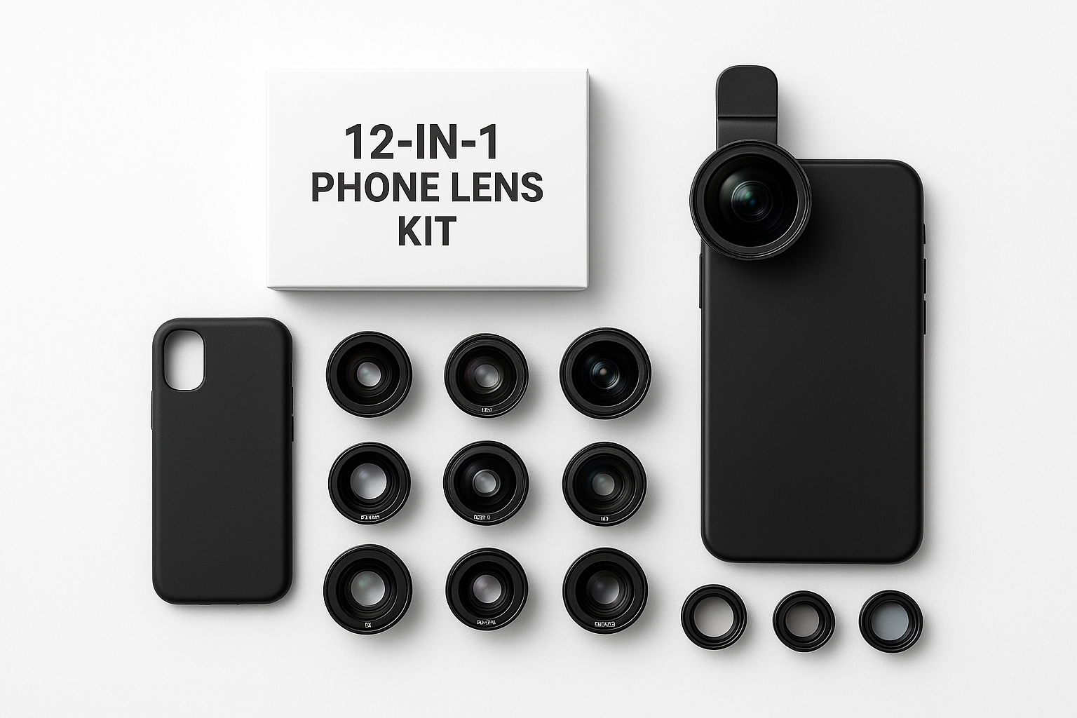 SnapPro 12-in-1 Phone Lens Kit