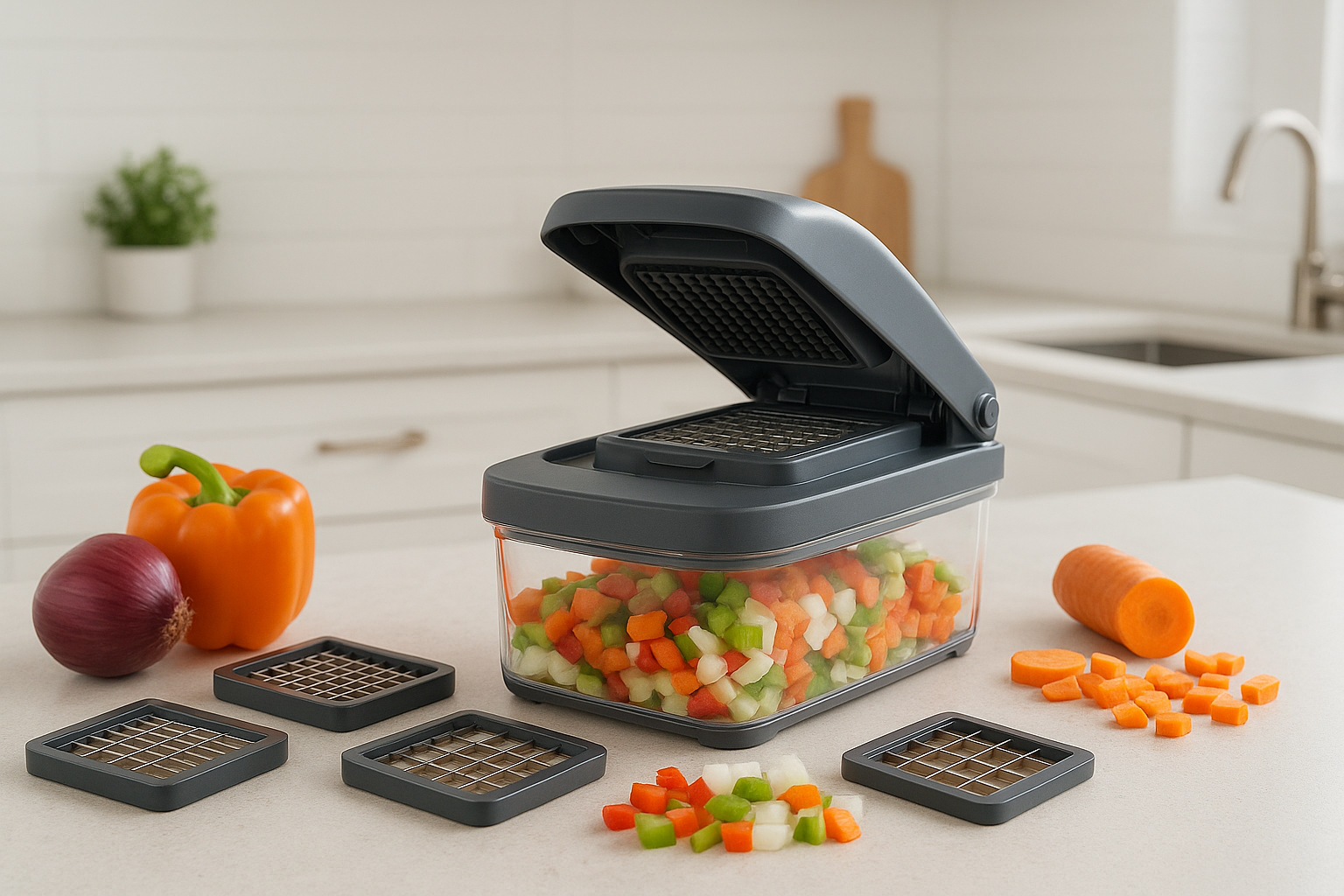 CrispSlice Adjustable Vegetable Chopper